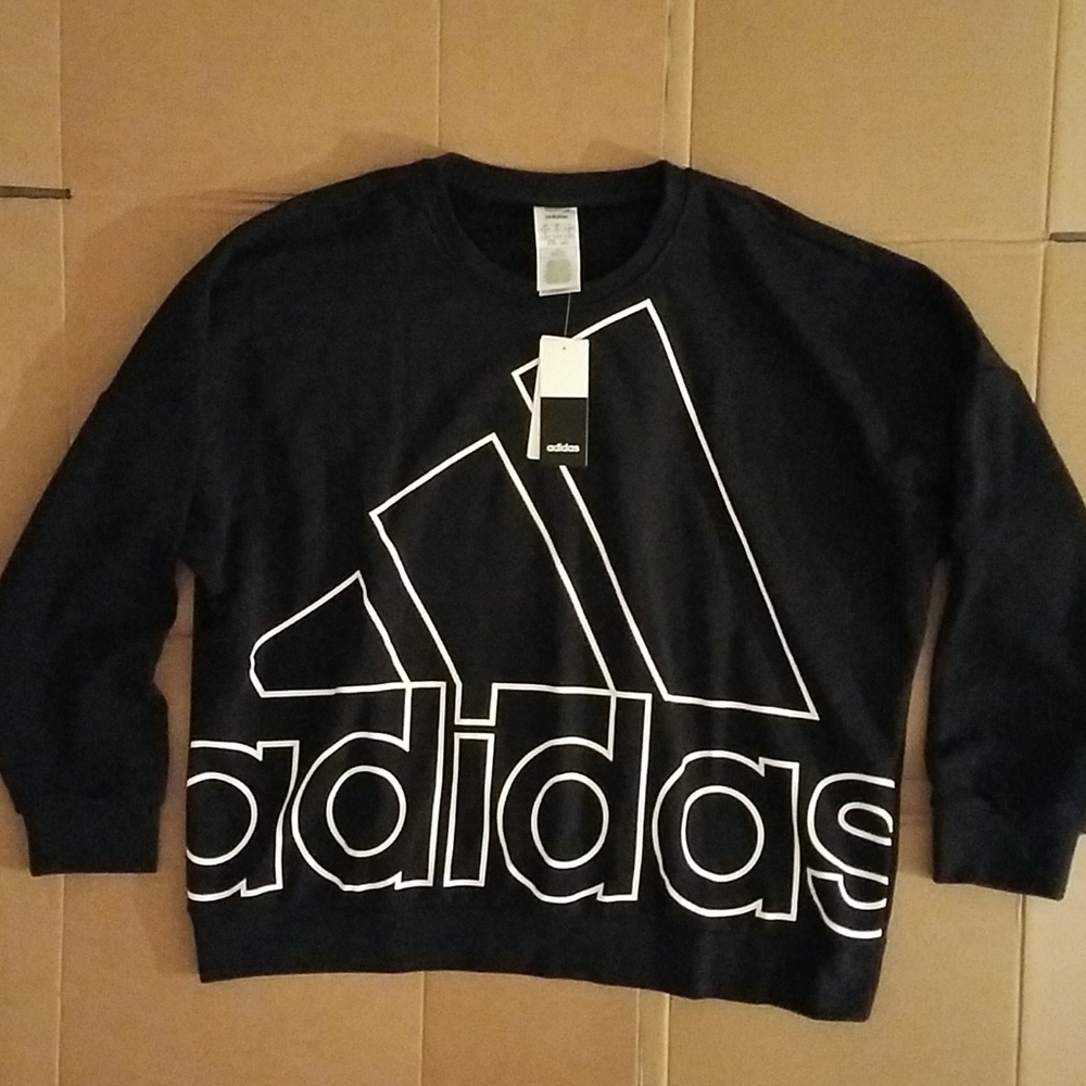 Adidas black sweatshirt